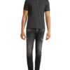 carlo colucci Colanera Poloshirt Herren, Schwarz