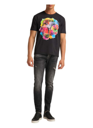 carlo colucci Colella T-Shirt Herren, Schwarz