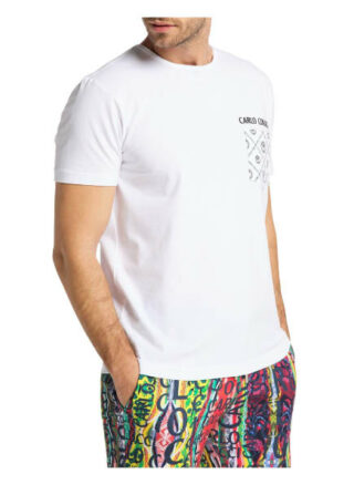 carlo colucci Collatuzzo T-Shirt Herren, Weiß