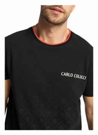 carlo colucci Collavo T-Shirt Herren, Schwarz