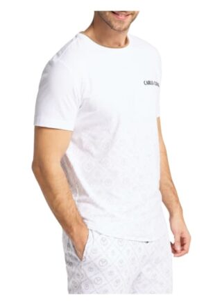 carlo colucci Collavo T-Shirt Herren, Weiß