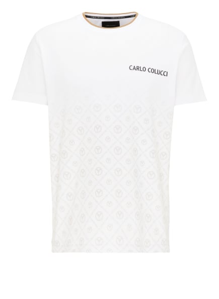 carlo colucci Collavo T-Shirt Herren, Weiß