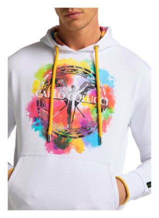 carlo colucci Colle Hoodie Herren, Weiß