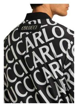 carlo colucci Collu Blouson Herren, Schwarz