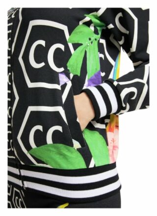 carlo colucci Cologna Sweatjacke Damen, Schwarz