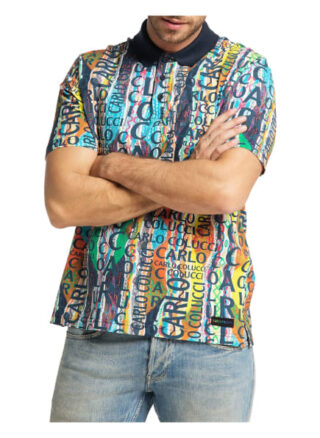 carlo colucci Connavacciuolo Poloshirt Herren, Weiß