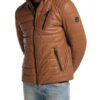 carlo colucci Lukas Lederjacke Herren, Braun