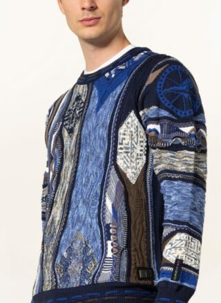 carlo colucci Pullover Herren, Blau