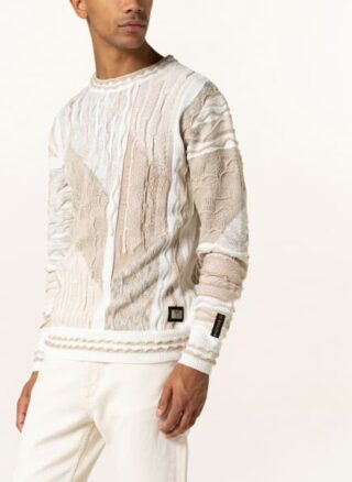 carlo colucci Pullover Herren, Weiß