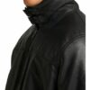 carlo colucci b72 Lederjacke Herren, Schwarz