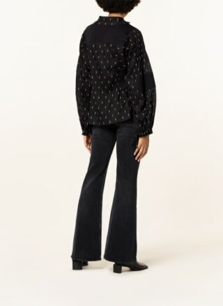 closed Harlow Blusenshirt Damen, Schwarz