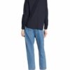 closed Hemdbluse Damen, Blau