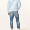 closed Hoodie Herren, Blau