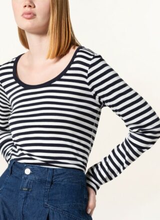 closed Longsleeve Damen, Blau