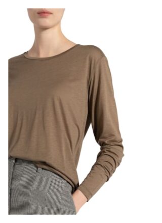 closed Longsleeve Damen, Braun