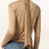 closed Longsleeve Damen, Braun