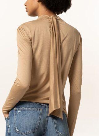 closed Longsleeve Damen, Braun