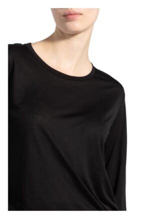 closed Longsleeve Damen, Schwarz
