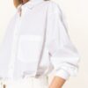 closed Mira Hemdbluse Damen, Weiß
