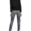 closed Pedal Pusher 7/8-Karottenjeans Damen, Grau