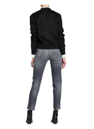 closed Pedal Pusher 7/8-Karottenjeans Damen, Grau