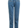closed Pedal Pusher Boyfriend Jeans Damen, Blau
