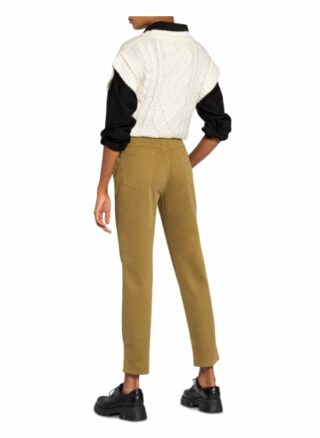 closed Pedal Pusher Straight Leg Jeans Damen, Braun