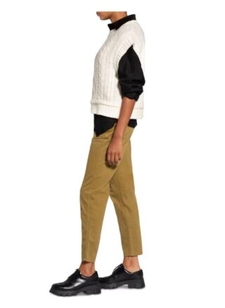 closed Pedal Pusher Straight Leg Jeans Damen, Braun