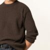 closed Pullover Herren, Braun