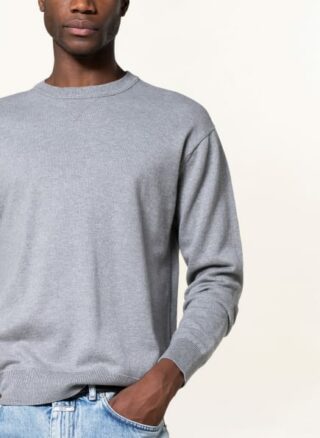 closed Pullover Herren, Grau
