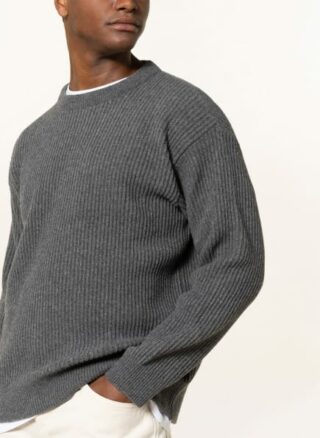 closed Pullover Herren, Grau