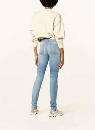 closed Pusher Skinny Jeans Damen, Blau