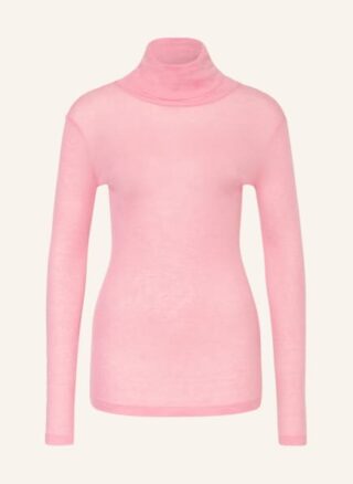 closed Rollkragenpullover Damen, Pink