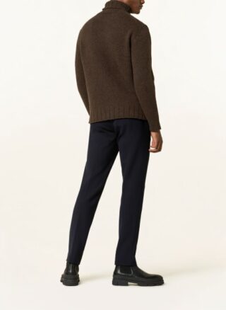 closed Rollkragenpullover Herren, Braun