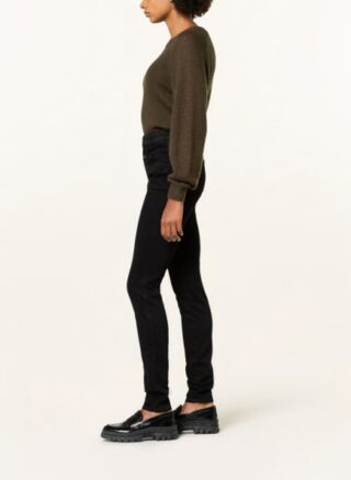 closed Skinny Jeans Damen, Schwarz