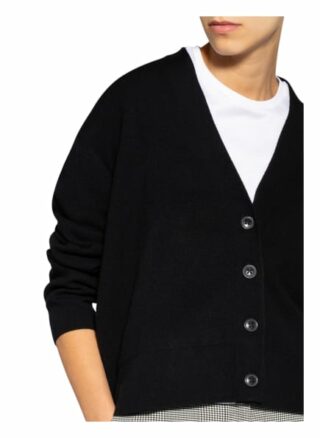 closed Strickjacke Damen, Schwarz