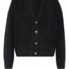 closed Strickjacke Damen, Schwarz