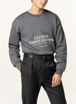 closed Sweatshirt Herren, Grau