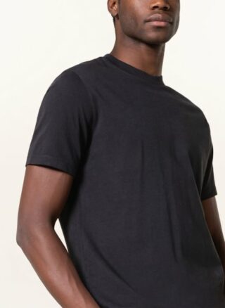 closed T-Shirt Herren, Schwarz