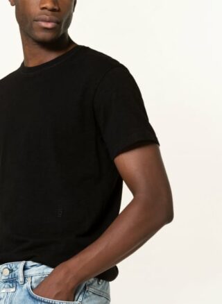 closed T-Shirt Herren, Schwarz