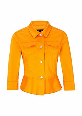 comma 81.003.51.2310 Jeansjacke Damen, Gelb