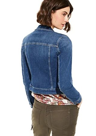 comma 81.005.51.4849 Jeansjacke Damen, Blau