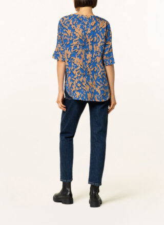 comma Blusenshirt Damen, Blau