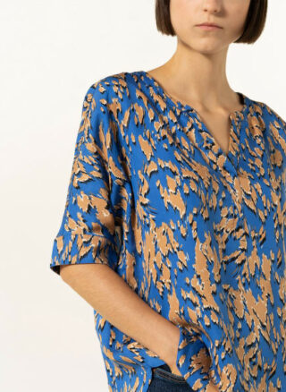 comma Blusenshirt Damen, Blau
