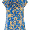 comma Blusenshirt Damen, Blau