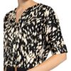 comma Blusenshirt Damen, Schwarz