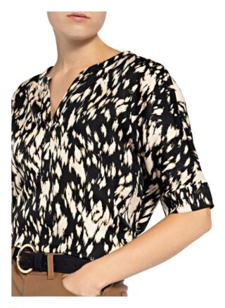 comma Blusenshirt Damen, Schwarz
