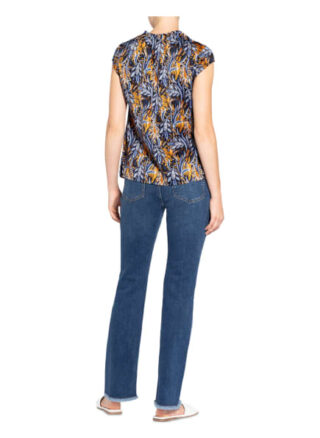 comma Blusentop Damen, Blau