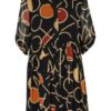 comma Hängerkleid Damen, Schwarz