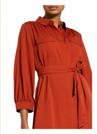 comma Hemdblusenkleid Damen, Braun